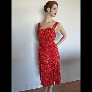 Mason & Belle Red Floral Dress